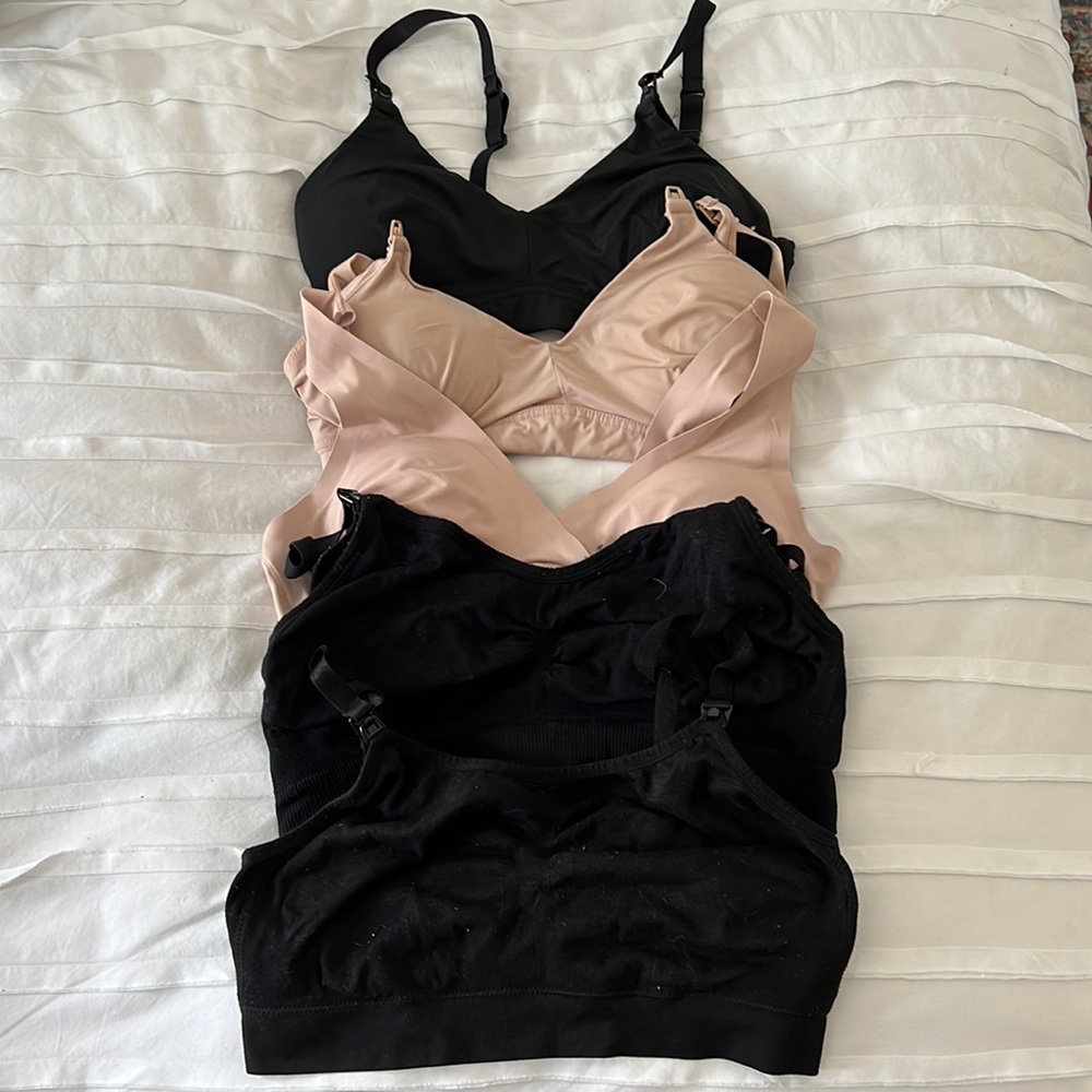 Bundle of 5 nursing bras size M-L 34D